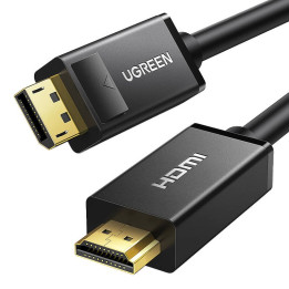 UGREEN 10204 Kabel DisplayPort - HDMI FullHD 5m czarny – ? K
