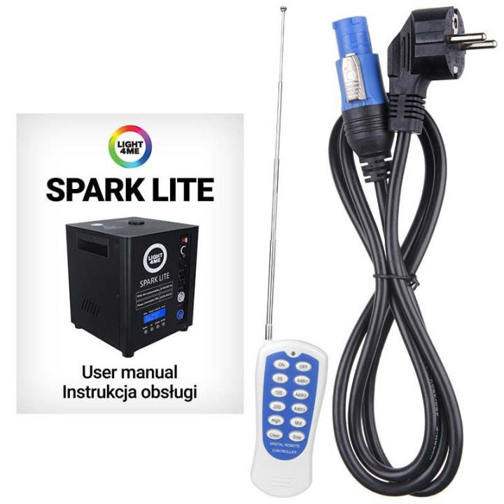 LIGHT4ME SPARK LITE wyrzutnia iskier zimnych ogni