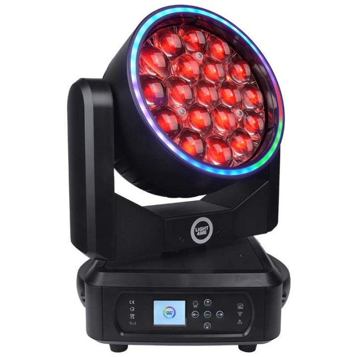 LIGHT4ME ZOOM WASH 19X15 RING glowica ruchoma LED oswietlacz