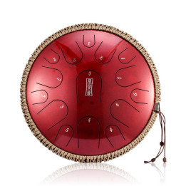 HLURU TBP15-14 Jewel Red Tongue drum 14" 15 ton – ? Instrume