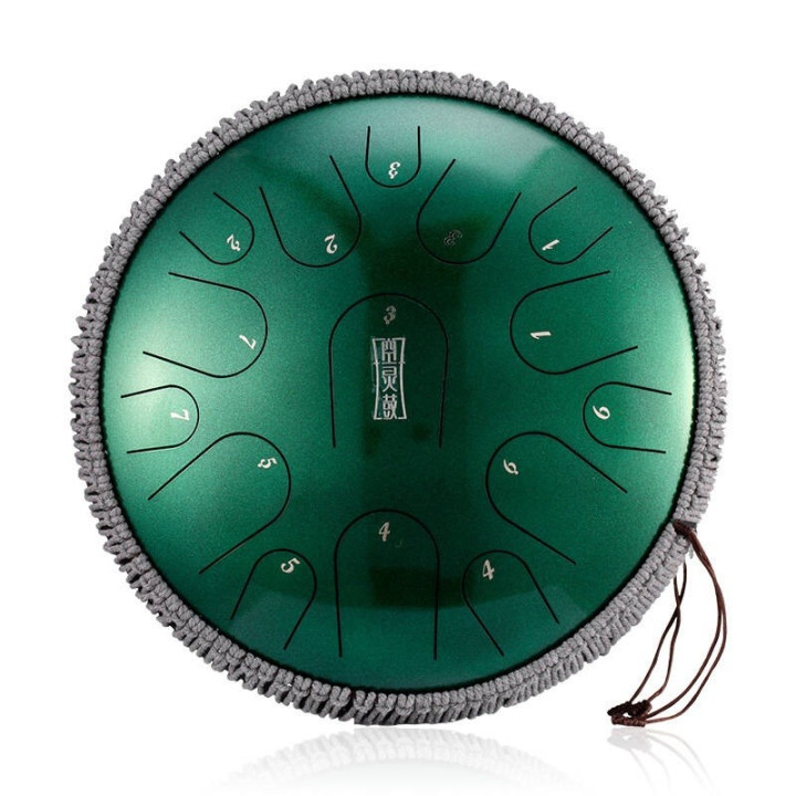 HLURU TBP15-14 Jewel Green Tongue drum 14" 15 ton – ? Instru