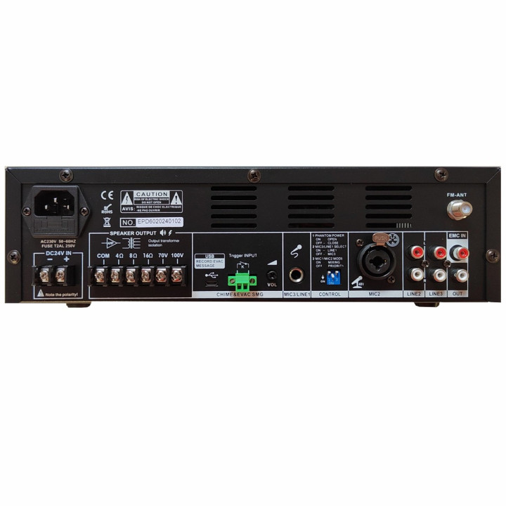 NSP NPA-120 wzmacniacz mikser instalacyjny radiowezlowy – ?