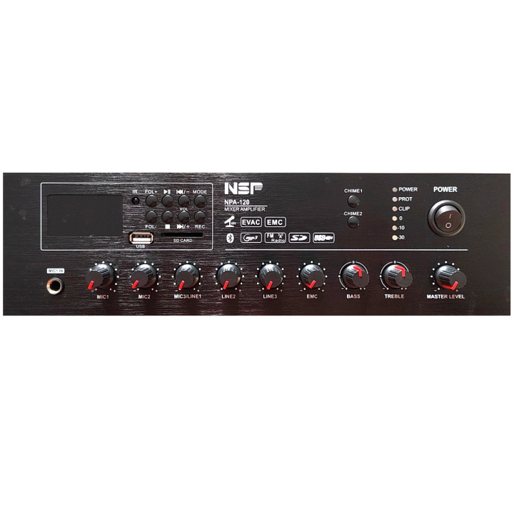 NSP NPA-120 wzmacniacz mikser instalacyjny radiowezlowy – ?
