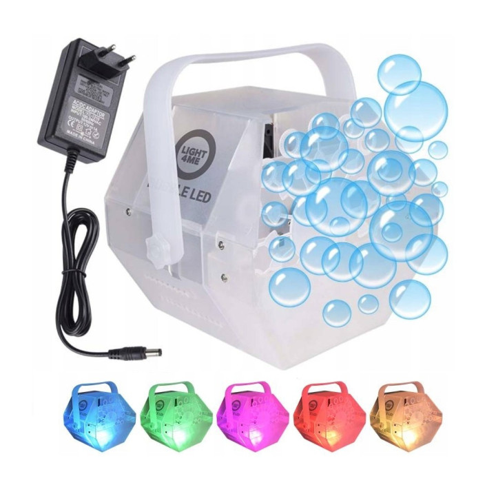LIGHT4ME BUBBLE LED mala wydajna wytwornica baniek wytwornica