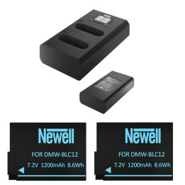 NEWELL NL0334 2x akumulator zamiennik DMW-BLC12 do Panasonic