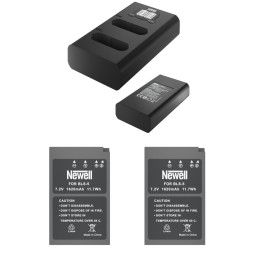 NEWELL NL1102 2x akumulator zamiennik PS-BLS5 do Olympus + l