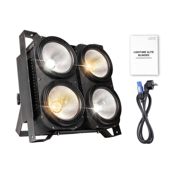 LIGHT4ME 4LITE BLINDER oswietlacz sceniczny estradowy WW/CW