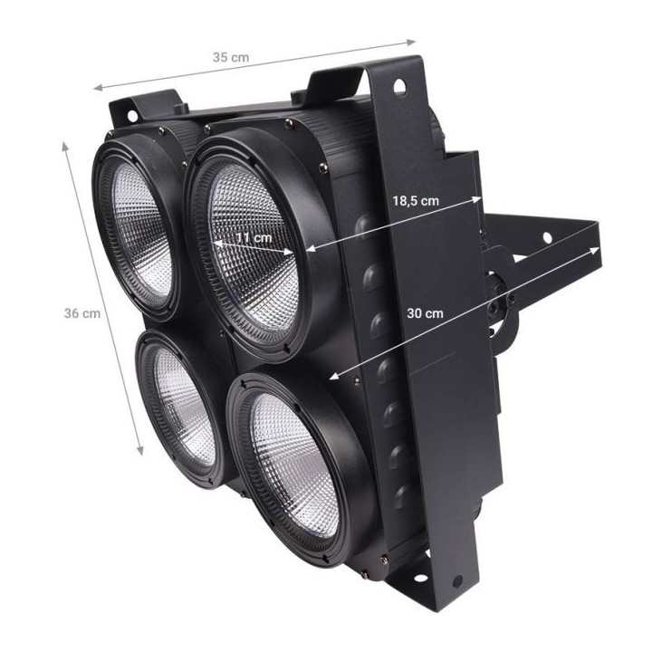 LIGHT4ME BLINDER LED 4x100W oswietlacz sceniczny reflektor s
