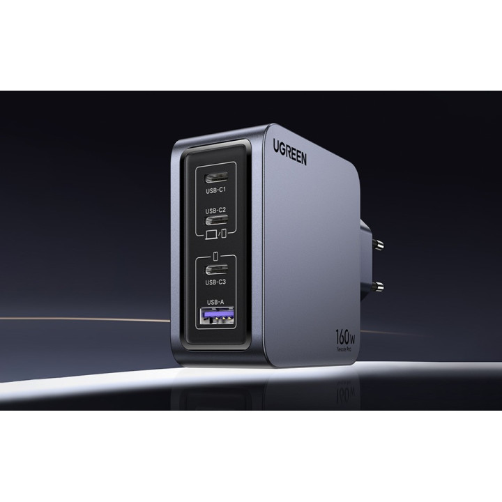 UGREEN 25877 Ladowarka sieciowa Nexode Pro 160W GaN USB + 3x