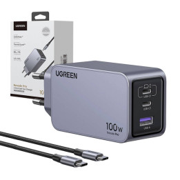 UGREEN 25874 Ladowarka sieciowa Nexode Pro 100W GaN USB + 2x