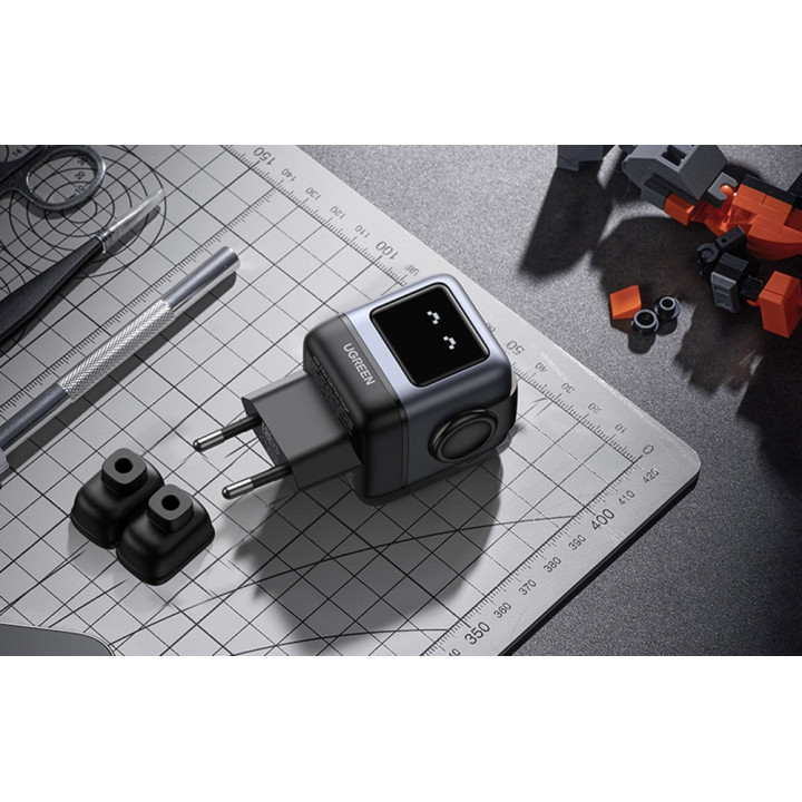 UGREEN 25685B Ladowarka sieciowa Nexode RG (Robot GaN), 2x U