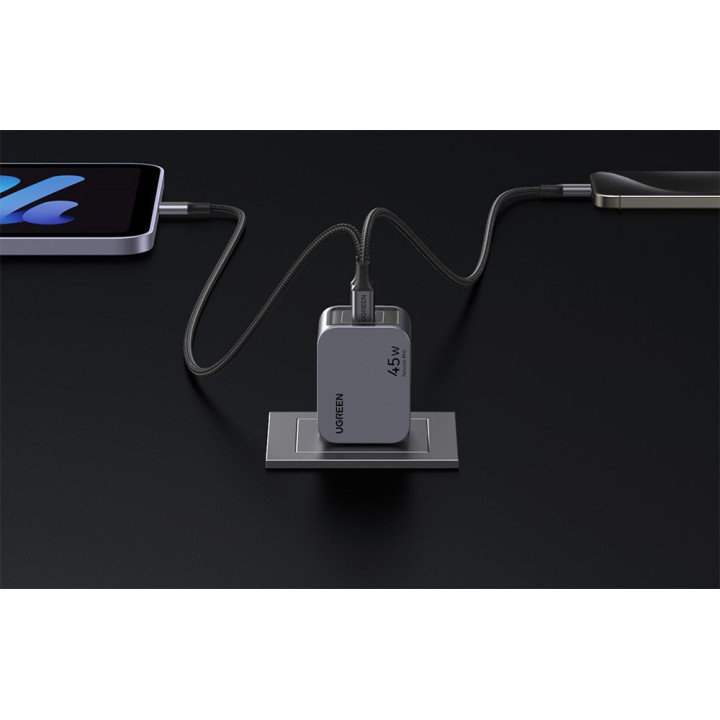 UGREEN 35008 Ladowarka sieciowa Nexode Pro 45W 2x USB-C