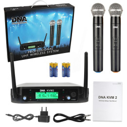 DNA KVM 2 mikrofony bezprzewodowe system naglosnienia 518-54
