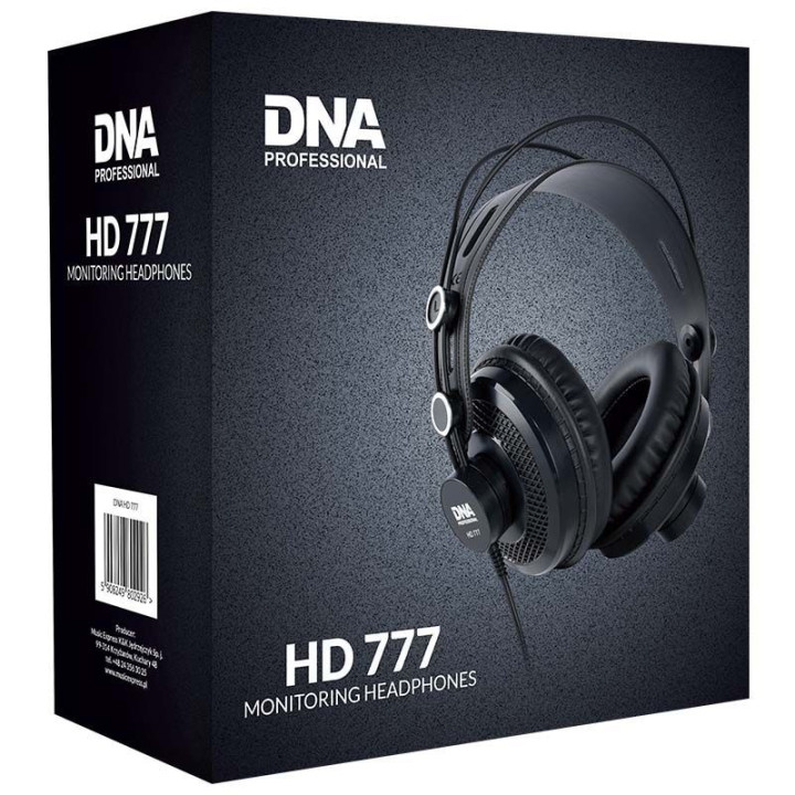 DNA HD 777 sluchawki studyjne wokóluszne pólotwarte