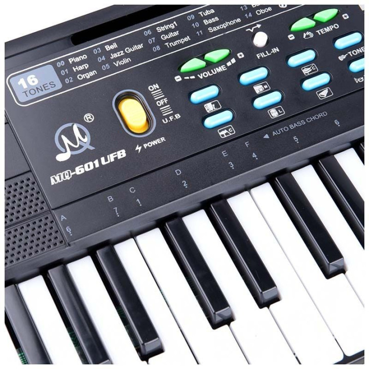 MQ 601 UFB keyboard klawisze organy z mikrofonem dla dzieci