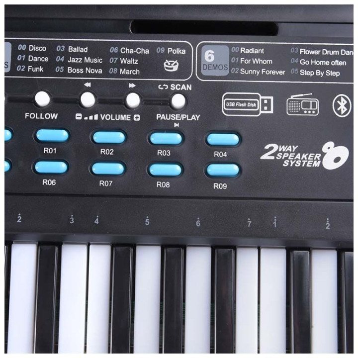 MQ 601 UFB keyboard klawisze organy z mikrofonem dla dzieci