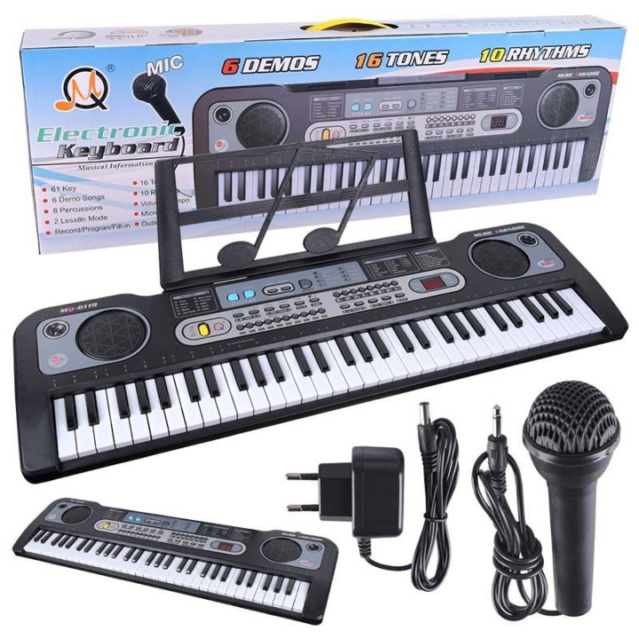 MQ 6119 keyboard klawisze organy z mikrofonem dla dzieci – ?