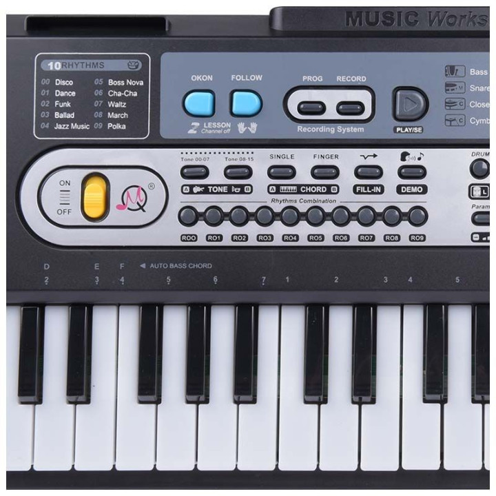 MQ 6119 keyboard klawisze organy z mikrofonem dla dzieci – ?
