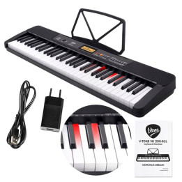 V-TONE VK 200-61L keyboard klawisze organy dla dzieci do nau