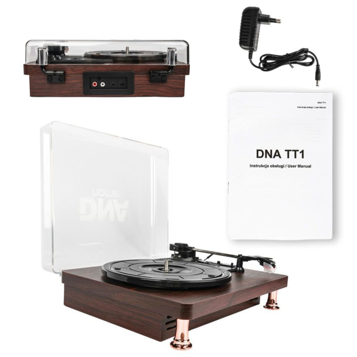 DNA TT1 gramofon odtwarzacz plyt winylowych Bluetooth