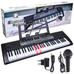 MQ 6136L keyboard organy z mikrofonem dla dzieci