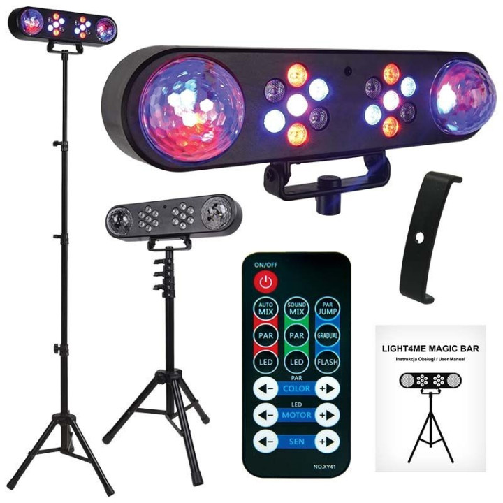 LIGHT4ME MAGIC BAR multiefekt LED statyw pilot