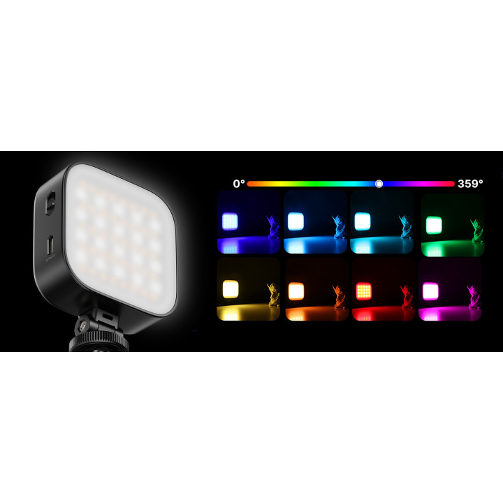 Ulanzi U60 Lampa LED RGB WB 2500 K - 9000 K