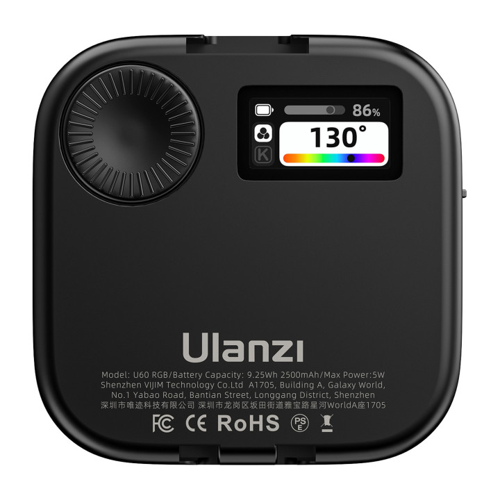 Ulanzi U60 Lampa LED RGB WB 2500 K - 9000 K