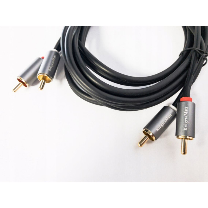 KRUGER&MATZ KM1212 Basic 2xRCA - 2xRCA 5m