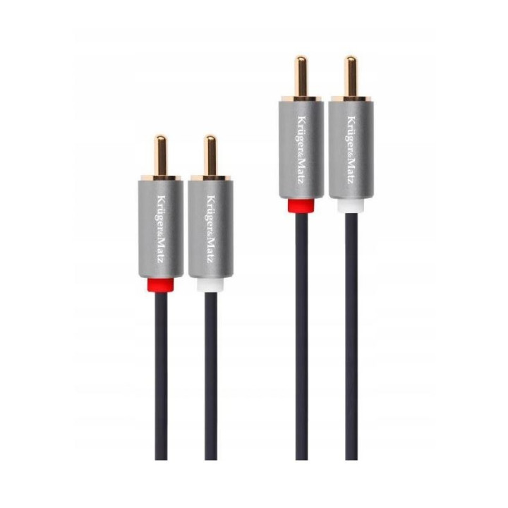 KRUGER&MATZ KM1212 Basic 2xRCA - 2xRCA 5m