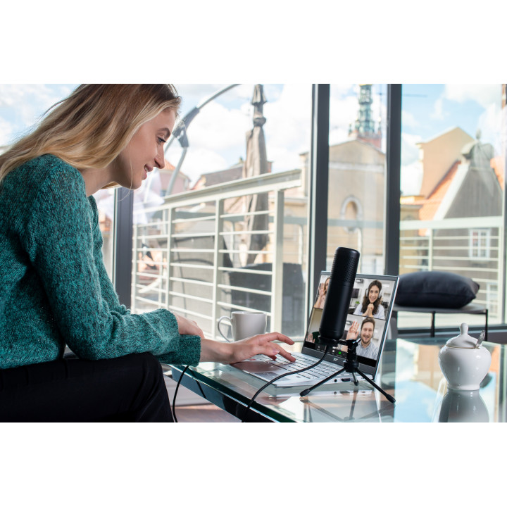 NOVOX NC-1 NEW 2022 Black mikrofon USB + tripod gabka – ? Mi