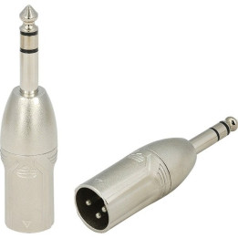 ROXTONE RA3XFJM redukcja wtyk jack stereo 6,3mm - wtyk XLR