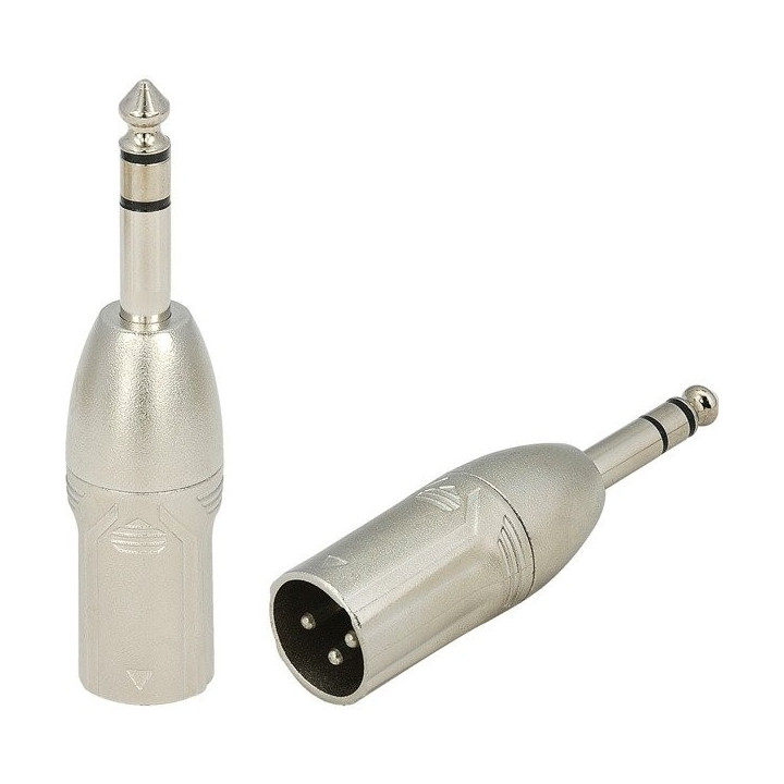 ROXTONE RA3XFJM redukcja wtyk jack stereo 6,3mm - wtyk XLR