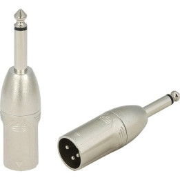 ROXTONE RA2XMJM redukcja wtyk jack mono 6,3mm - wtyk XLR