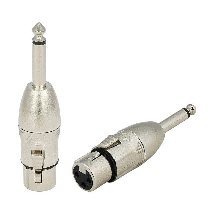 ROXTONE RA2XFJM redukcja wtyk jack mono 6,3mm - gniazdo XLR