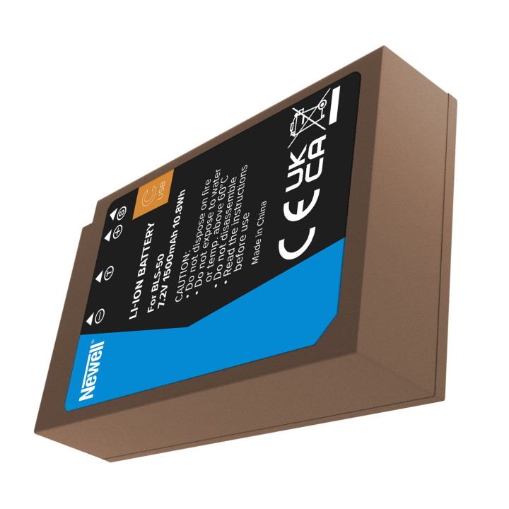NEWELL NL4149 Akumulator zamiennik BLS-50 USB-C do Olympus