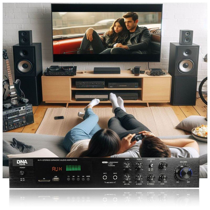 DNA AMPLI 5.0 wzmacniacz dzwieku stereo HiFi Bluetooth USB S