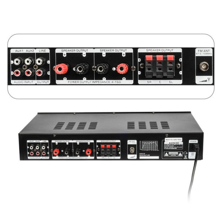 DNA AMPLI 5.0 wzmacniacz dzwieku stereo HiFi Bluetooth USB S