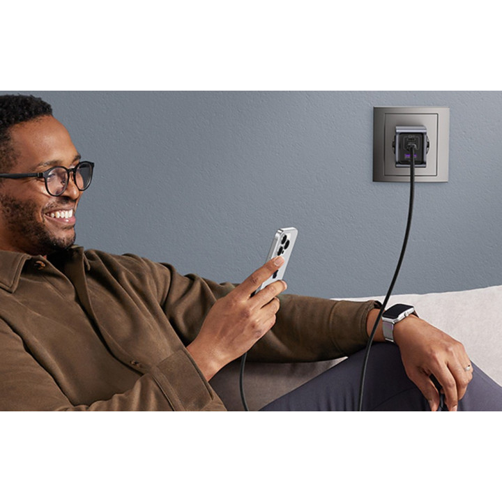 UGREEN Ladowarka sieciowa Nexode Pro, USB + 2x USB-C, 65W +