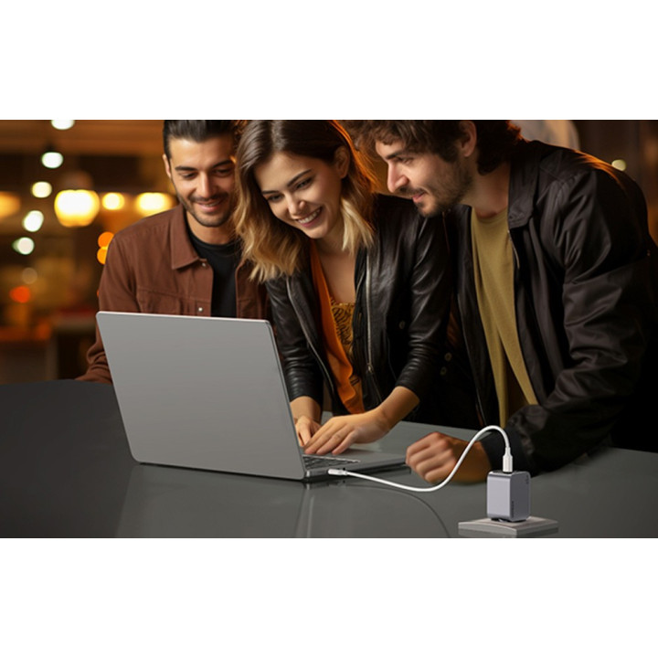 UGREEN Ladowarka sieciowa Nexode Pro, USB + 2x USB-C, 65W +