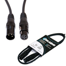 CABLE4ME kabel DMX 3Pin 1m przewód do swiatel