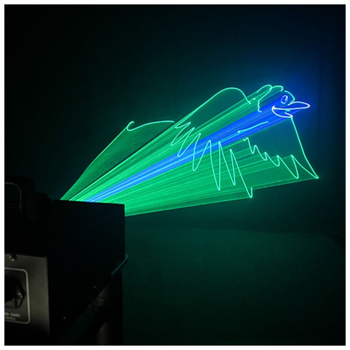 EVOLIGHTS LASER 3W RGB profesjonalne estradowe oswietlenie l