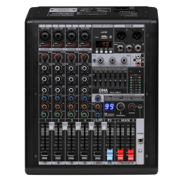 DNA HLC 4 MK2 analogowy mikser dzwieku 4 kanaly USB MP3 Blue