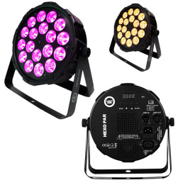 LIGHT4ME HEXO PAR 18x12W RGBWA-UV reflektor sceniczny oswiet
