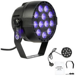 LIGHT4ME PAR 12x1W UV LED V2 reflektor ultrafioletowy oswiet