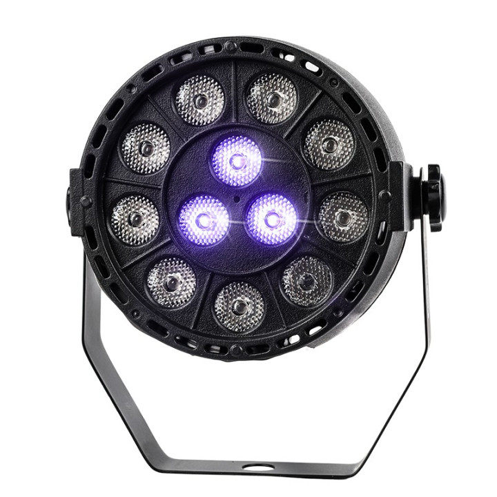 LIGHT4ME PAR 12x1W UV LED V2 reflektor ultrafioletowy oswiet
