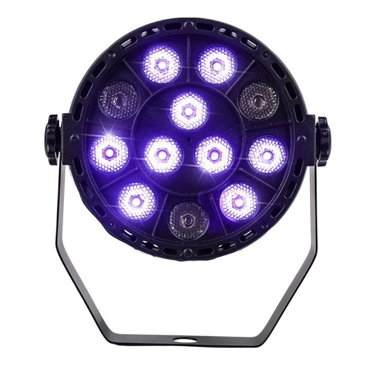 LIGHT4ME PAR 12x1W UV LED V2 reflektor ultrafioletowy oswiet