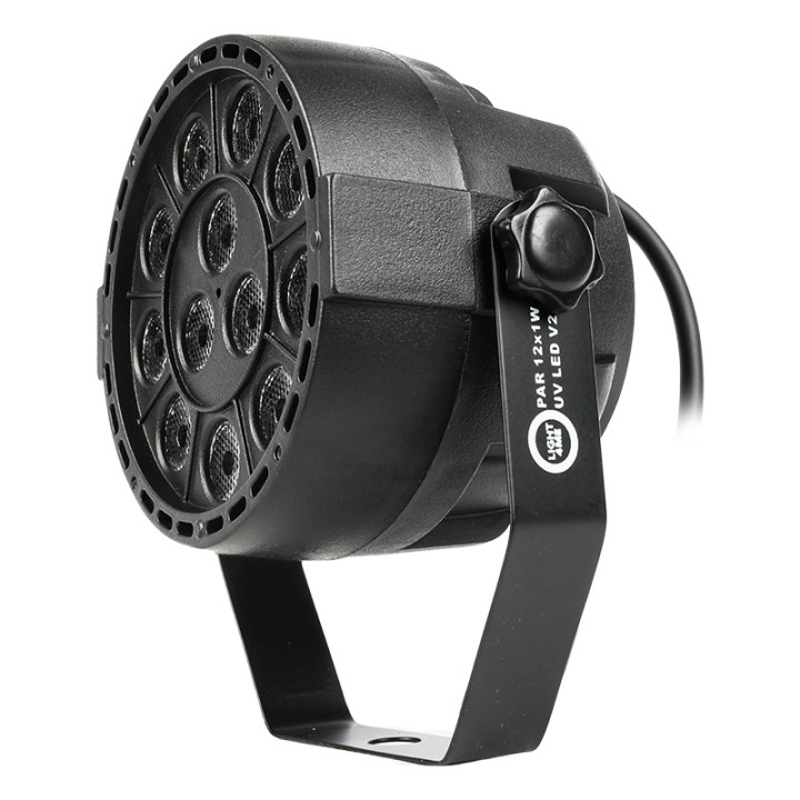 LIGHT4ME PAR 12x1W UV LED V2 reflektor ultrafioletowy oswiet