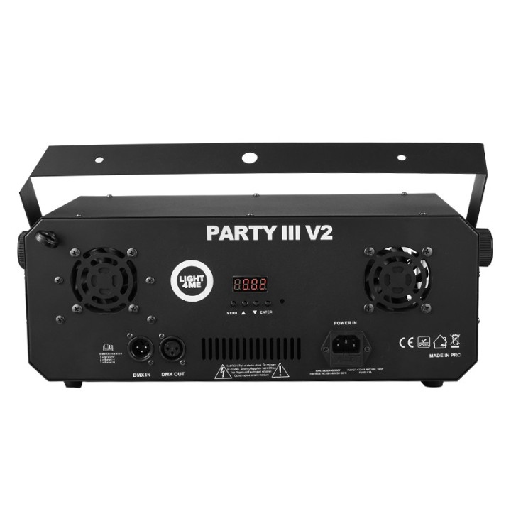 LIGHT4ME PARTY III V2 multiefekt LED derby gobo wash laser o