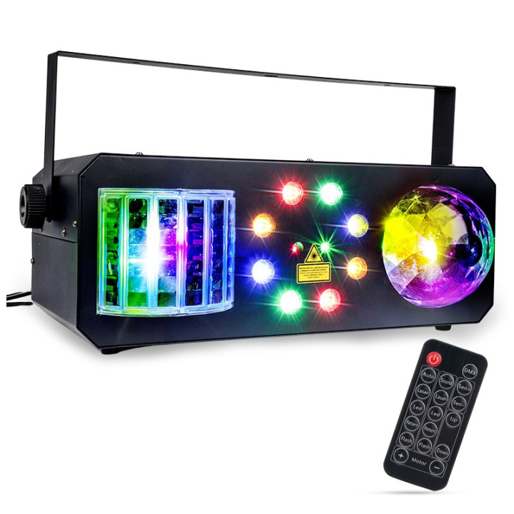 LIGHT4ME PARTY IV V2 multiefekt LED derby kula disco wash la